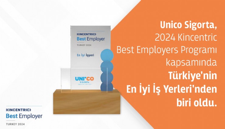 Unico Sigorta, Türkiye'nin En İyi İş yerleri Arasında Yer Aldı