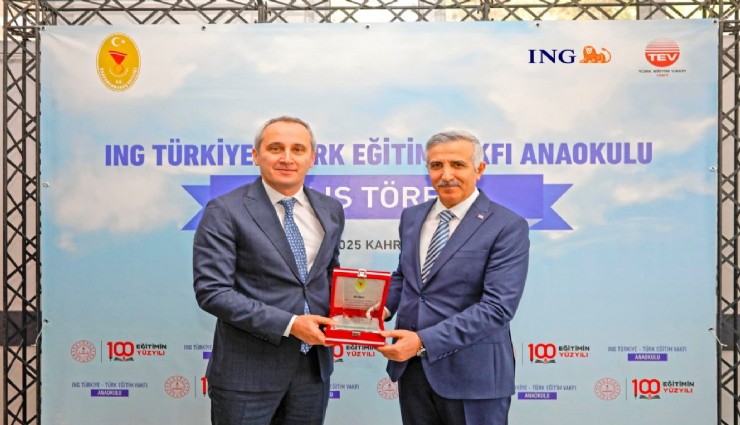 Eşit gelecek için Kahramanmaraş’ta ING Türkiye-TEV Anaokulu açıldı