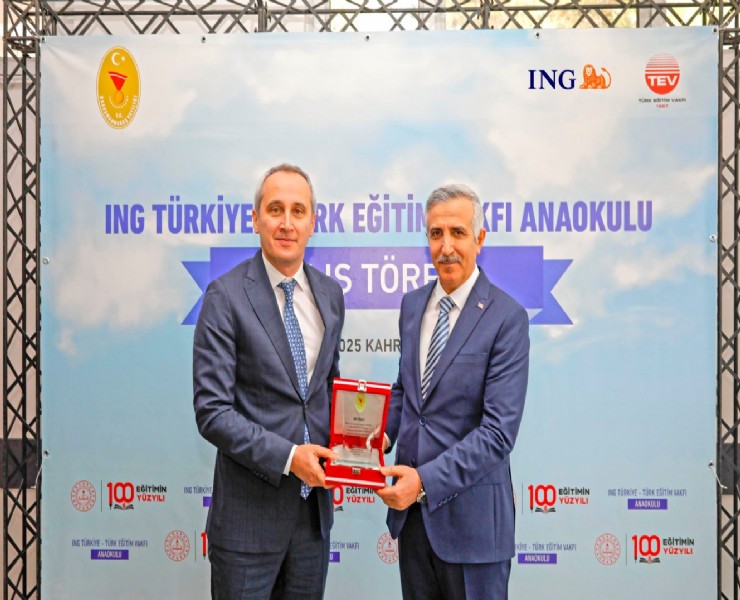 Eşit gelecek için Kahramanmaraş’ta ING Türkiye-TEV Anaokulu açıldı
